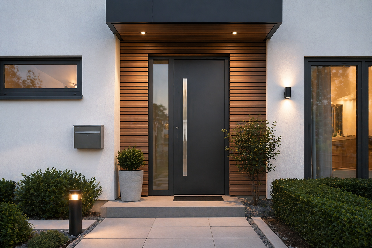 Holz-Aluminium-Haustüren